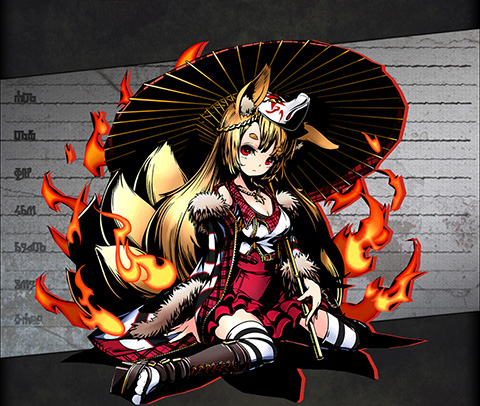 巫女狐イナリ ユニット画像