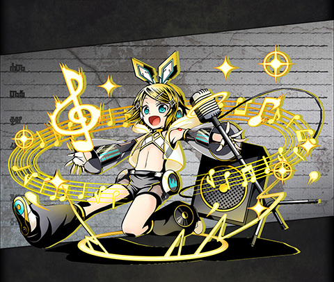 恋を歌う少女：鏡音リン ユニット画像