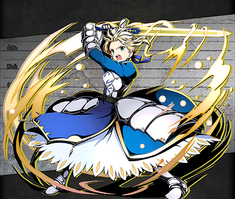 剣士の英霊：セイバー ユニット画像